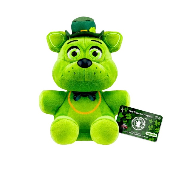 FIve Nights At Freddy’s Walmart Exclusive Shamrock Freddy Plush Special Delivery - Picture 9 of 11